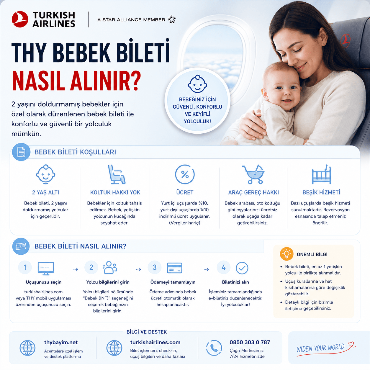 Bebek bileti nasıl alınır?