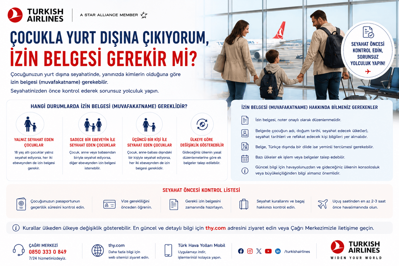 Çocukla yurt dışına çıkıyorum, izin belgesi gerekir mi?