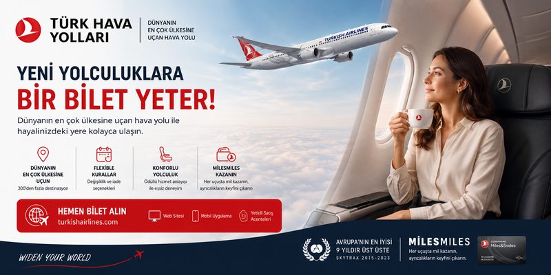 Türk Hava Yolları uçak bileti — tarife paketleri ve satın alma kanalları